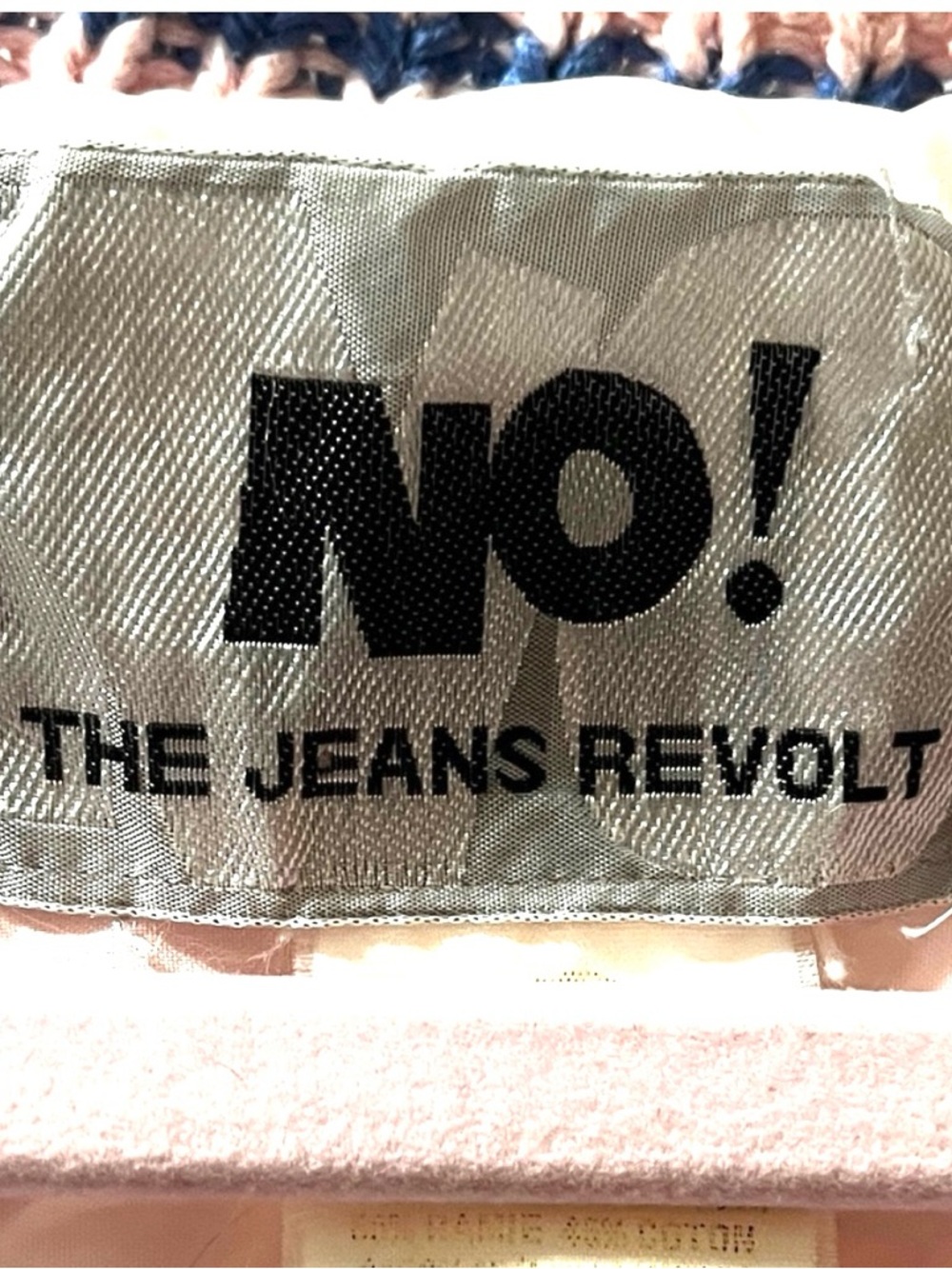NO! The Jeans Revolt Cat Cardigan Y2K Graphic Knit Rare Streetwear - Picture 3 of 12